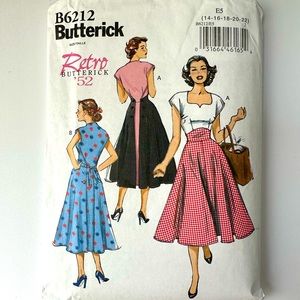 Butterick B6212 Retro wrap dress